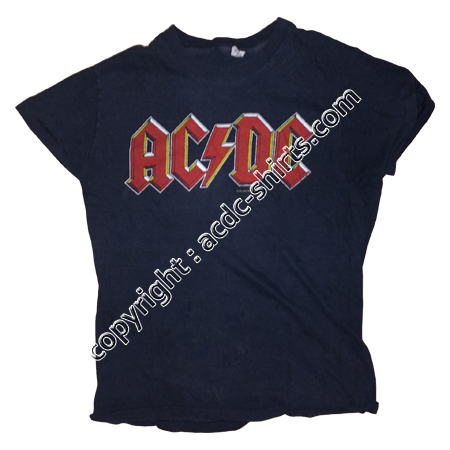 Shirt USA AC/DC 1980 recto