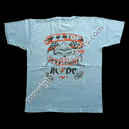 Shirt USA AC/DC 1980 verso