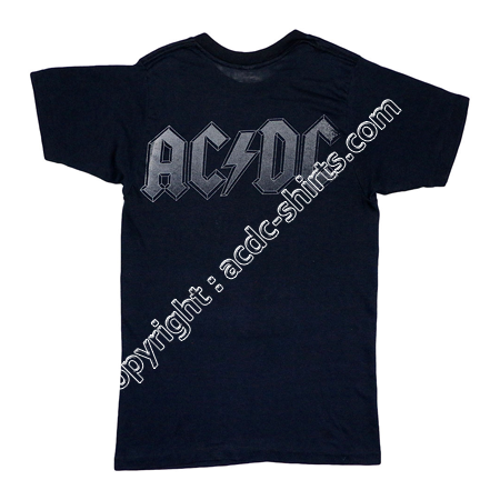 Shirt USA AC/DC 1980 verso