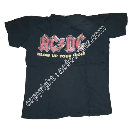 Shirt Europe AC/DC 1988 recto