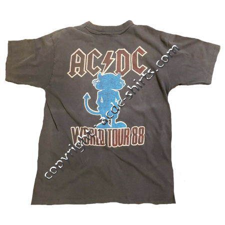 Shirt USA AC/DC 1988 verso
