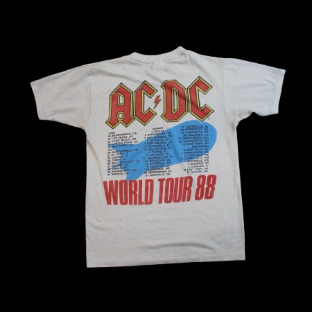 Shirt USA AC/DC 1988 verso