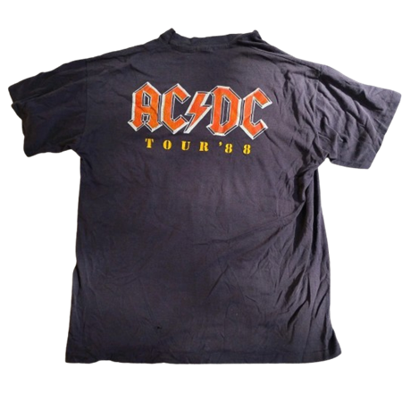 Shirt USA AC/DC 1988 verso