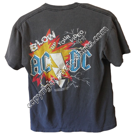 Shirt USA AC/DC 1988 verso