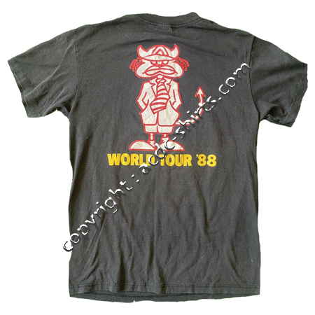 Shirt World AC/DC 1988 verso