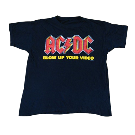 Shirt World AC/DC 1988 recto