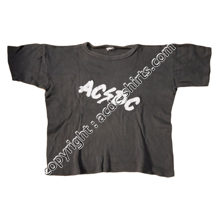 Shirt Europe AC/DC 1976 recto