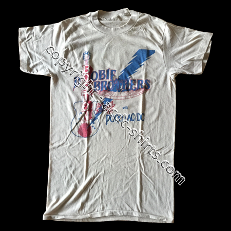 Shirt Europe AC/DC 1978 recto