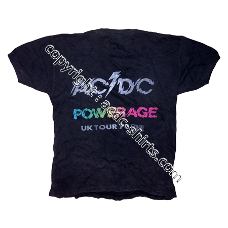 Shirt USA AC/DC 1978 verso