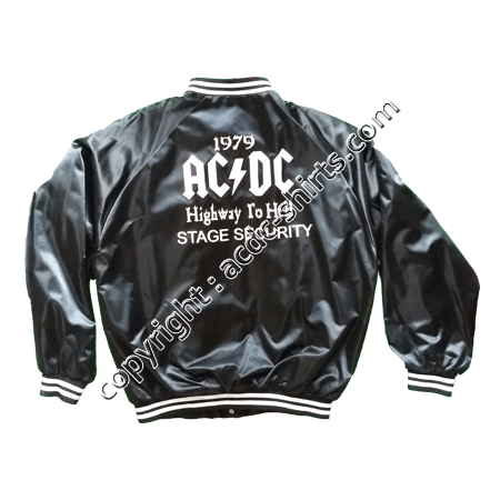 Shirt Europe AC/DC 1979 verso