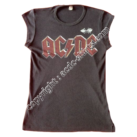 Shirt German AC/DC 1980 recto