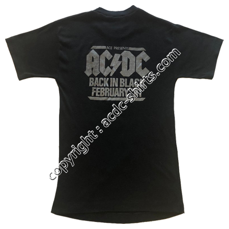 Shirt German AC/DC 1980 verso