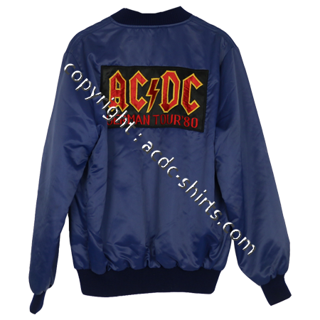 Shirt German AC/DC 1980 verso