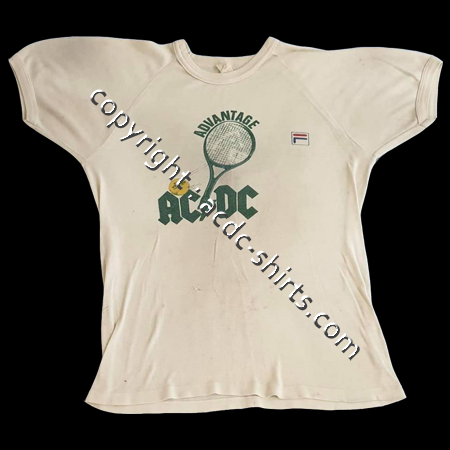 Shirt France AC/DC 1980 recto