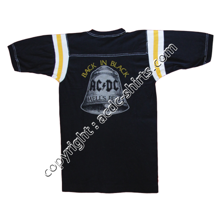 Shirt German AC/DC 1980 verso