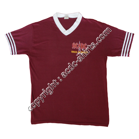 Shirt German AC/DC 1980 recto