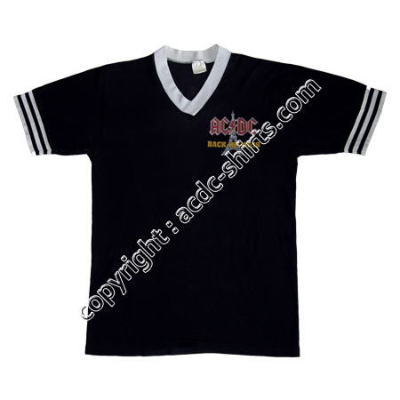 Shirt France AC/DC 1980 recto