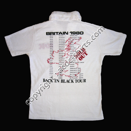 Shirt France AC/DC 1980 verso