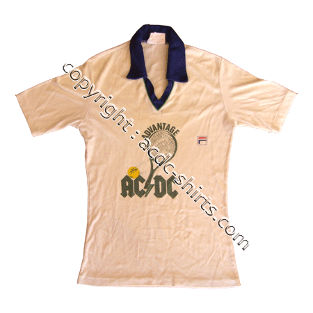 Shirt France AC/DC 1980 recto