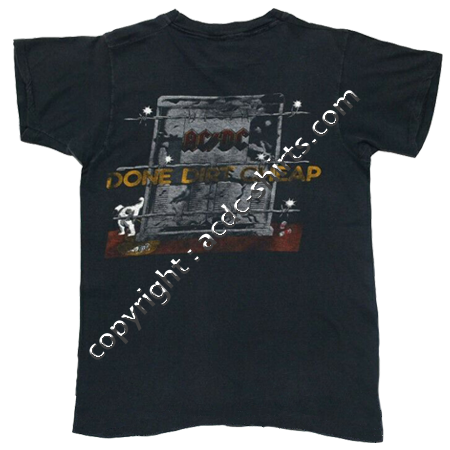 Shirt America AC/DC 1982 verso