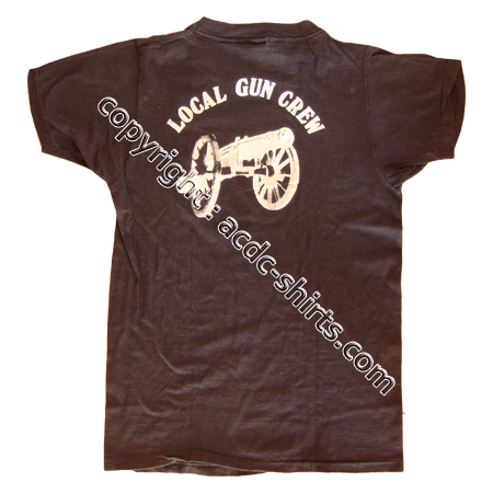 Shirt America AC/DC 1982 verso