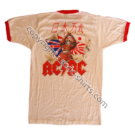 Shirt America AC/DC 1982 verso