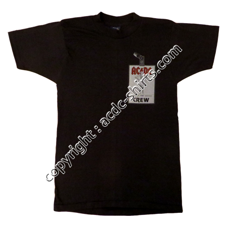 Shirt US AC/DC 1983 recto
