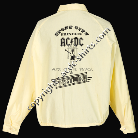 Shirt US AC/DC 1983 verso