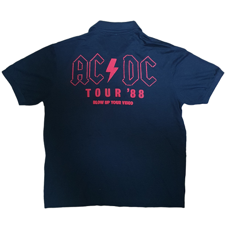 Shirt US AC/DC 1988 verso