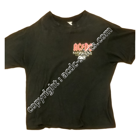 Shirt US AC/DC 1990-91 recto