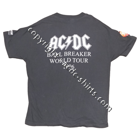 Shirt US AC/DC 1996 verso