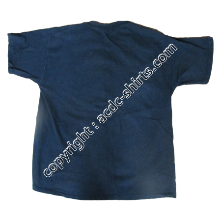 Shirt US AC/DC 1990-91 verso