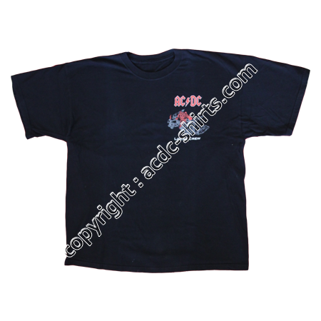 Shirt US AC/DC 2008-2010 recto