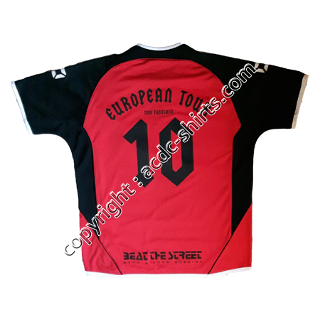 Shirt US AC/DC 2008-2010 verso