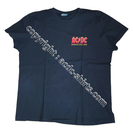 Shirt US AC/DC 2008-2010 recto
