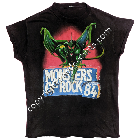 Shirt Europe AC/DC 1983-84 recto