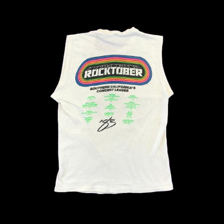 Shirt Europe AC/DC 1983-84 verso