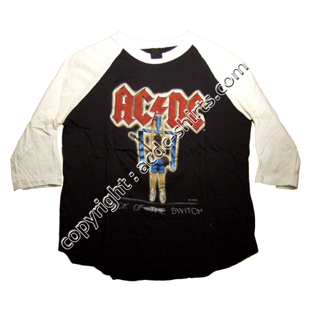 Shirt Europe AC/DC 1983-84 recto