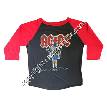 Shirt Europe AC/DC 1983-84 recto