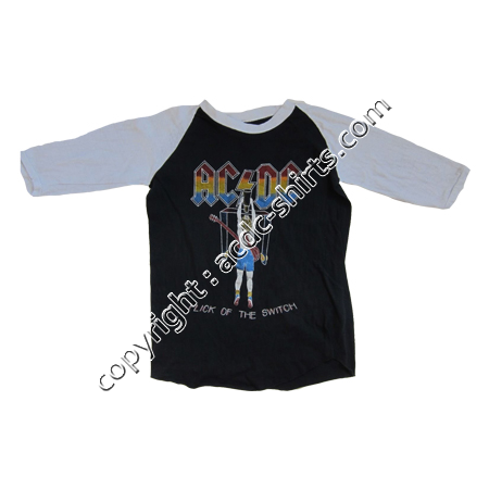 Shirt Europe AC/DC 1983-84 recto