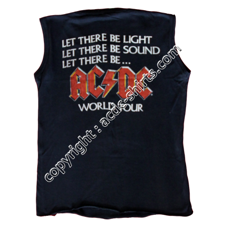 Shirt World AC/DC 1983-84 verso