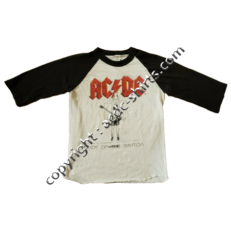 Shirt Europe AC/DC 1983-84 recto