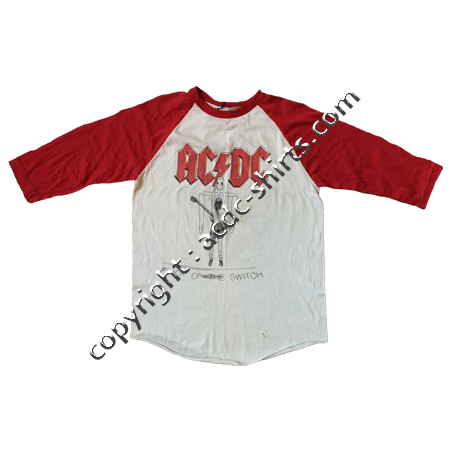 Shirt Europe AC/DC 1983-84 recto