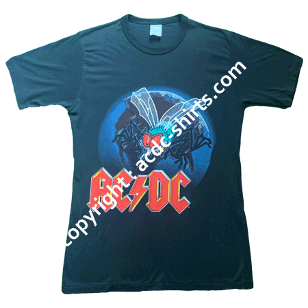 Shirt Europe AC/DC 1985-86 recto