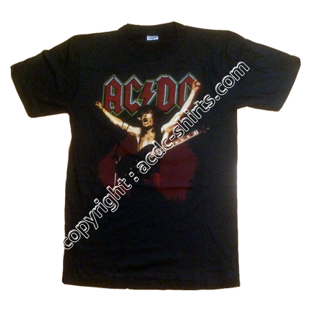 Shirt Europe AC/DC 1985-86 recto