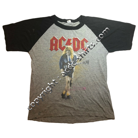 Sweat Europe AC/DC 1985-86 recto