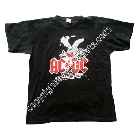 Sweat Europe AC/DC 1985-86 recto