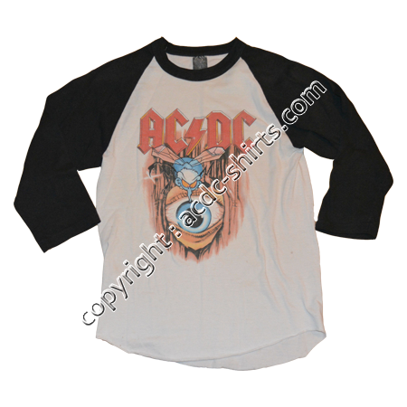 Shirt USA AC/DC 1985-86 recto