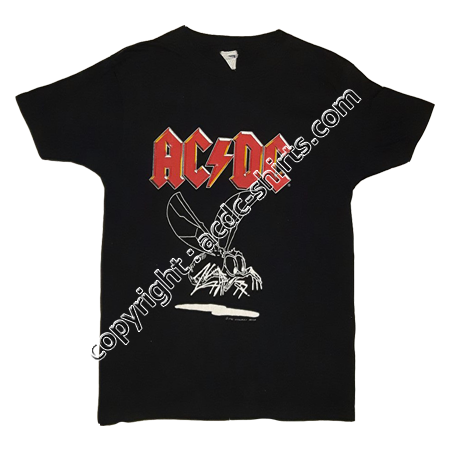 Shirt USA AC/DC 1985-86 recto