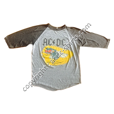 Shirt USA AC/DC 1985-86 recto